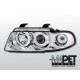 Lampy przód Audi A4 B5 94-98 Angel Eyes Chrom - Ringi LPAU02