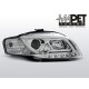Lampy przód Audi A4 B7 04-08 - LED TUBE CHROM diodowe LPAU89