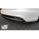 Dyfuzor Tylnego Zderzaka ABS - Audi A6 C7 S-line - wydech z 1 strony