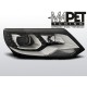 Lampy przód VW Tiguan 2011- DAYLIGHT BLACK LED DRL dzienne LPVWM0