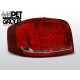 Audi A3 8P 3D Red/White LED diodowe 08-12 DEPO LDAUB6