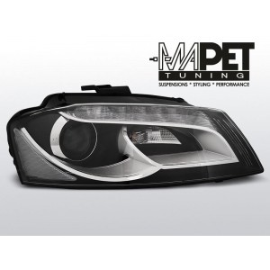 Audi A3 8P 08-12 BLACK DRL LED jazdy dziennej LPAUD3
