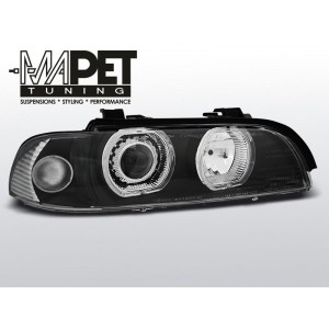 BMW E39 ANGEL EYES LED Xenon D2S/H7 BLACK LPBME2