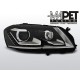 Lampy przód VW Passat B7 - BLACK LED diodowe LPVWK4