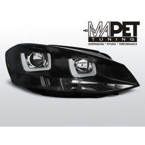 VW Golf 7 - BLACK LED DRL jazdy dziennej - diodowe LPVWK6