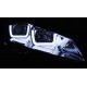 Lampy przód VW Golf 7 - BLACK LED DRL - diodowe LPVWK6