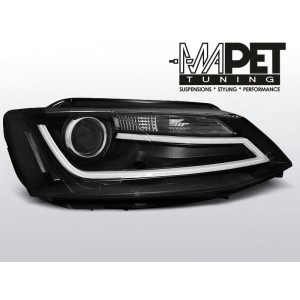 VW Jetta VI - BLACK Tube Light LED DRL jazdy dziennej - diodowe LPVWK8