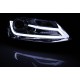 VW Jetta VI - BLACK Tube Light LED DRL jazdy dziennej - diodowe LPVWK8