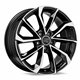 Felga aluminiowa MSW 42 7,5x17 5x110 ET35 GLOSS BLACK FULL POLISHED