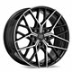 Felga aluminiowa MSW 74 8,5x18 5x114,30 ET40 GLOSS BLACK FULL POLISHED