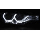 Lampy przód BMW F30 / F31 LCI 15-18 CHROM LED DRL diodowe LPBMN1