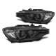 Lampy przód BMW F30 / F31 LCI 15-18 BLACK LED DRL diodowe LPBMN2