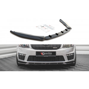 Przedni Splitter / dokładka ABS (wer.3) - Skoda Octavia RS Mk3