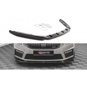Przedni Splitter / dokładka (wer.3) - Skoda Octavia RS Mk3 Facelift