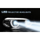 Lampy przód BMW X5 E70 07-13 FULL LED bez AFS BLACK diodowe LED DRL LPBMO0