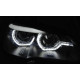 Lampy BMW X5 E70 07-13 Xenon AFS BLACK diodowe LED DRL dzienne LPBMO0