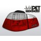 Lampy tył BMW E61 03-07 Red / White Led Diodowe paski LDBME0