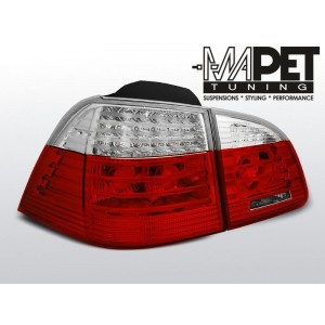BMW E61 Touring Red / White Led Diodowe paski LDBME0