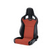 Fotel RECARO Cross Sportster CS z podgrzewaniem Artificial leather black / Dinamica red
