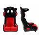 Fotel Sportowy Bimarco Grip Welur Black/Red HANS FIA