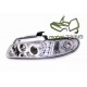 Lampy przód Chrysler Voyager / Dodge Caravan CHROM Angel Eyes LPCH07