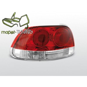 Honda CRX Del Sol - Clearglass Red/White LTHO18