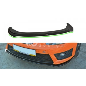 Przedni Splitter / dokładka (v.2) - Seat Leon mk2 CUPRA / FR 2009-2012