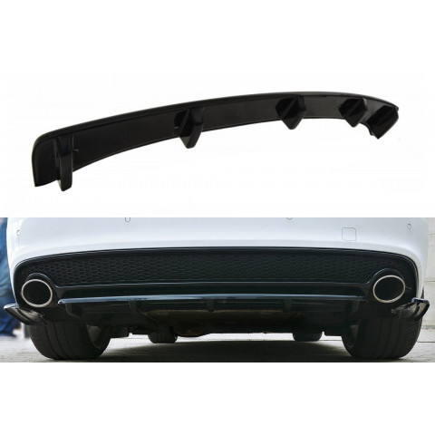 Dokładka / Dyfuzor Tylnego Zderzaka (ver.2) - Audi A5 S-Line Facelift 11-