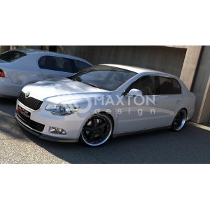 Przedni Splitter / dokładka ABS - Skoda Superb 2008 - 2013