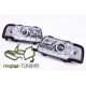 Lampy przód Audi 80 B4 - CHROM LED - diodowe LPAU39