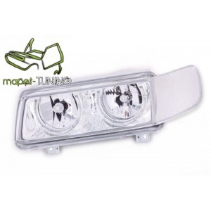 VW Passat B4 Clearglass CHROM Angel Eyes Ringi LPVW40 DEPO