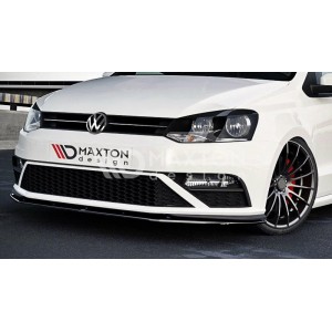 Przedni Splitter / dokładka ABS (wer.1) - VW Polo 6R GTI FL 2015 -