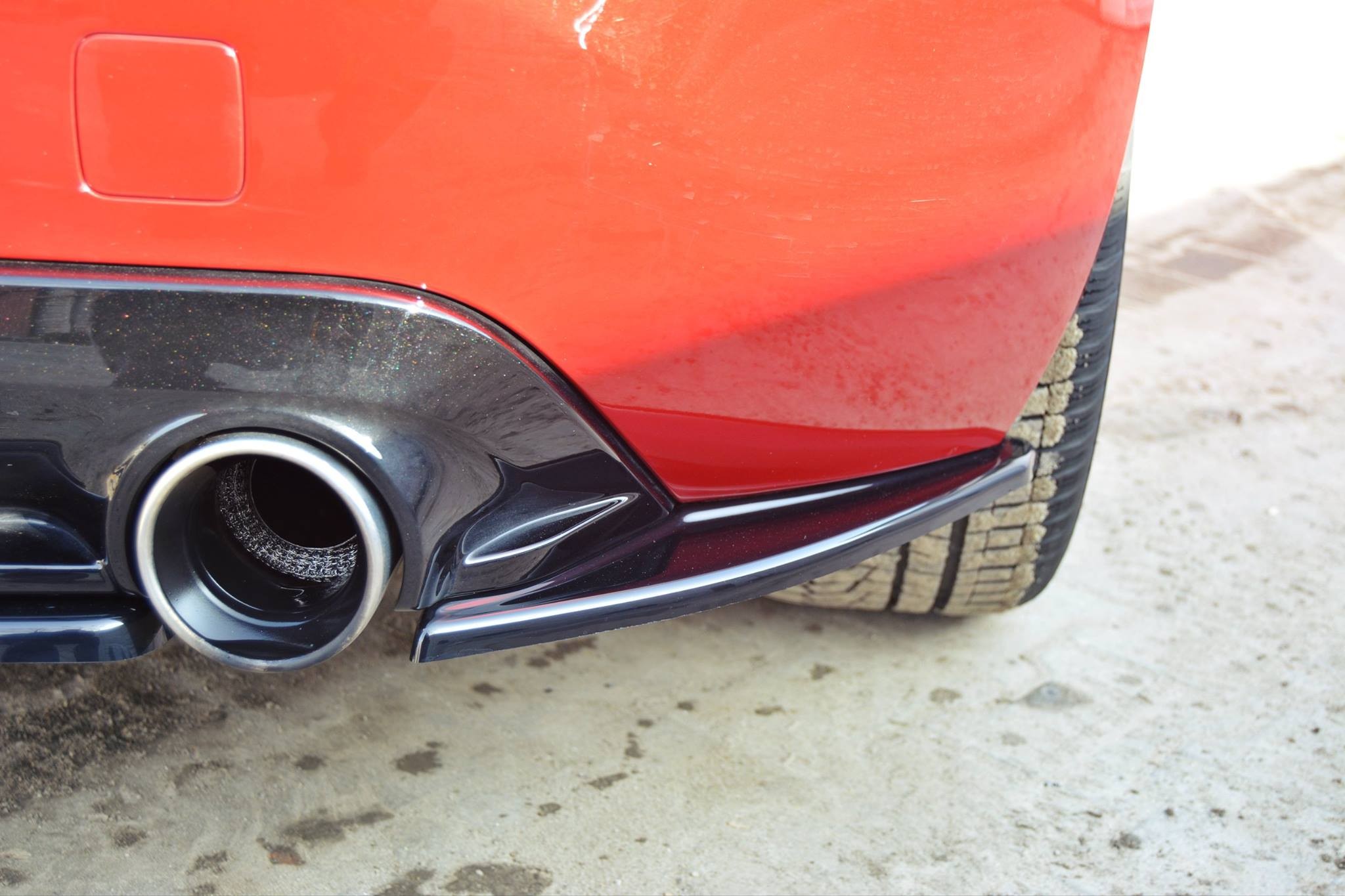 Splittery Boczne Tylnego Zderzaka ABS Peugeot 308 II GTI
