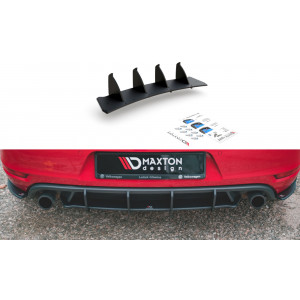 Dyfuzor Tylnego Zderzaka RACE ABS - VW Golf VI GTI