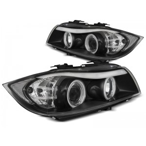 BMW E90 / E91 Angel Eyes BLACK diodowe Ringi CCFL LED LPBMH7