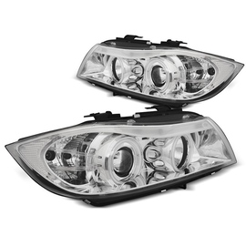 Lampy przód BMW E90 / E91 Angel Eyes CHROM diodowe Ringi CCFL LED LPBMH6