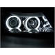 Lampy przód BMW E90 / E91 Angel Eyes CHROM diodowe Ringi CCFL LED LPBMH6