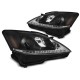 Lampy przód LEXUS IS 06-13 - BLACK LED DIODOWE LPLE04