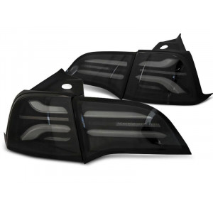 Lampy tył TESLA MODEL 3 - BLACK SMOKE LED diodowe LDTE02