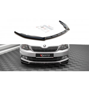 Przedni Splitter / dokładka ABS (V.1) - Skoda Fabia Mk3