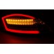 Lamy tył Porsche Boxster / Cayman 987 - Smoked Red Led - Diodowe LDPO09