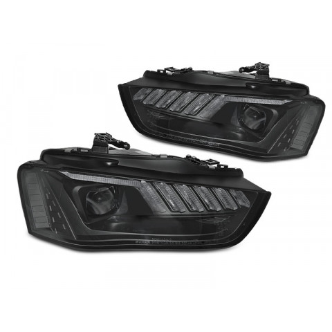 Audi A4 B8 - XENON LED BLACK DRL światła jazdy dziennej LPAUF8