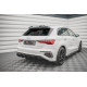 Dokładka Tylna + Atrapa Wydechu - Audi A3 S-Line Sportback 8Y