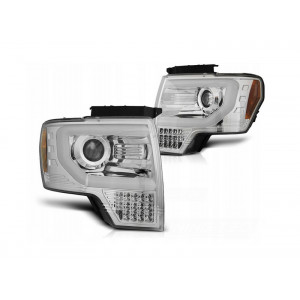 Ford 150 Mk12 08-14 TUBE LIGHT CHROME LPFO87