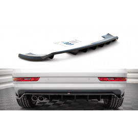 Splitter Tylny Środkowy (Z Dyfuzorem) - Audi Q3 S-Line 8U Facelift