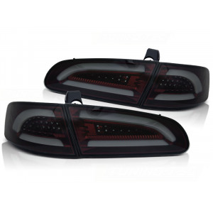 Lampy tył Seat Ibiza 6L 02-08 Smoked Red LED BAR - diodowe LDSE19