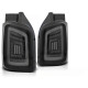 Lampy tył VW T5 03-15 SMOKED BLACK LED BAR diodowe - LDVWH5 Podn. KLAPA
