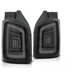Lampy tył VW T5 03-15 SMOKED BLACK LED BAR diodowe - LDVWH5 Podn. KLAPA
