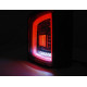 Lampy tył VW T5 03-15 SMOKED RED LED BAR diodowe - LDVWH8 DRZWI