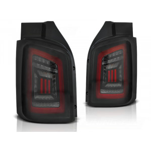 Lampy tył VW T5 03-15 SMOKED RED LED BAR diodowe - LDVWH8 DRZWI